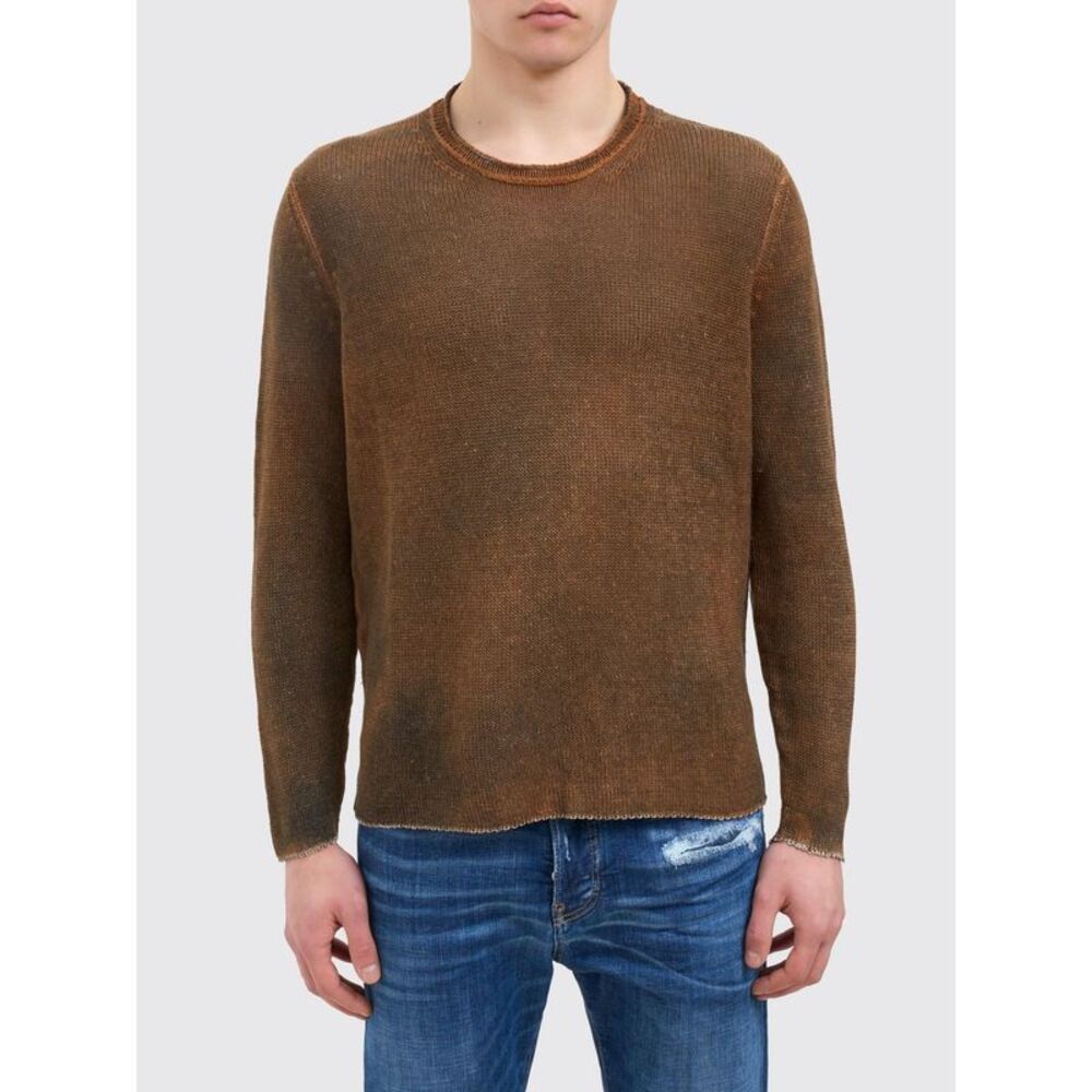 Avant Toi Men Linen Crew-Neck Sweater Avant Toi